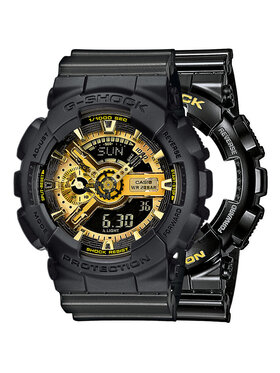 Casio Casio Zegarek SET GA-110GB-1AER + BEZEL 10358741 + PASEK 1046776 Czarny