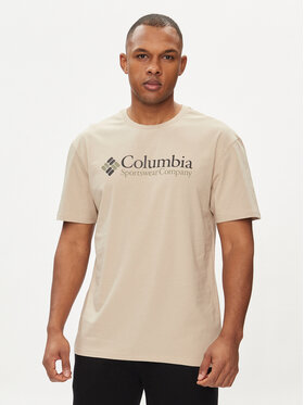 Columbia Columbia Тишърт Csc Basic Logo™ 1680053 Кафяв Regular Fit