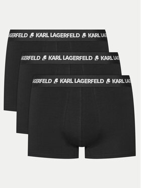 KARL LAGERFELD KARL LAGERFELD Súprava 3 kusov boxeriek A1M47151 Čierna