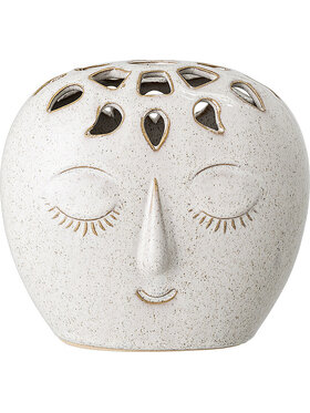 Bloomingville Bloomingville Wazon Elissa 14,5 cm Beżowy