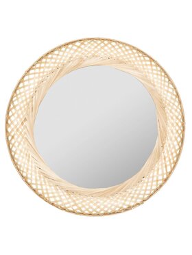 MIAhome MIAhome Lustro dekoracyjne DIONA 70 cm Beżowy