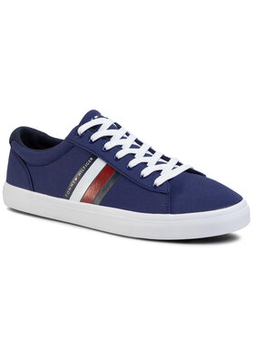 Tommy Hilfiger Tommy Hilfiger Tenisky Essential Stripes Detail Sneaker FM0FM02685 Tmavomodrá