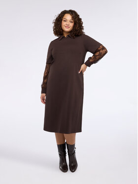 Fiorella Rubino Fiorella Rubino Sukienka wieczorowa 7045L001228N022 Brązowy Regular Fit