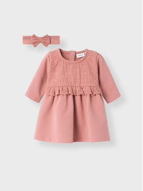 NAME IT NAME IT Kleid für den Alltag Babett 13230691 Rosa Regular Fit