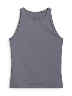 4F 4F Top ESSENTIAL 4 Szary Slim Fit