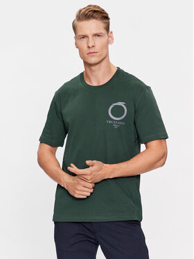 Trussardi Trussardi Póló 52T00771 Zöld Regular Fit