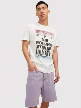 Jack&Jones PREMIUM Jack&Jones PREMIUM T-Shirt Blurolls License 12211095 Biały Regular Fit