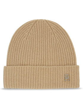 Tommy Hilfiger Tommy Hilfiger Шапкa Cashmere Chic Beanie AW0AW15321 Бежевий