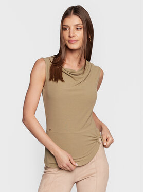 Guess Guess Bluse Ramona W3RP42 KAQL2 Grün Slim Fit