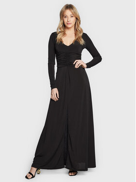 Blugirl Blumarine Blugirl Blumarine Večernja haljina RA3065 J6634 Crna Slim Fit