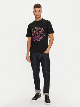 Just Cavalli Just Cavalli Tričko 76OAHC17 Čierna Regular Fit