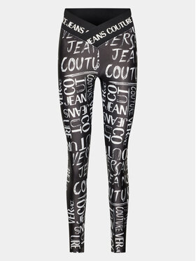 Versace Jeans Couture Leggings 74HAC113 Crna Regular Fit