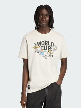 adidas adidas Koszulka techniczna FIFA World Cup 26™ Group Mascot Biały Regular Fit
