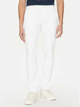 Tommy Hilfiger Tommy Hilfiger Παντελόνι chino Bleecker MW0MW26619 Λευκό Slim Fit