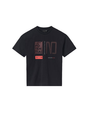 Mayoral Mayoral Тишърт 6014 Черен Regular Fit