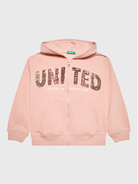 United Colors Of Benetton United Colors Of Benetton Bluza 35TMC501I Różowy Regular Fit