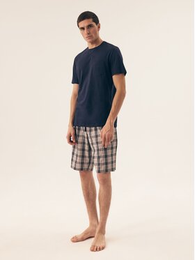 Henderson Henderson Piżama 42617 Granatowy Regular Fit