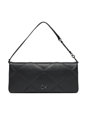 Calvin Klein Calvin Klein Soma Re-Lock Quilt Wristelet Clutch K60K611333 Melns