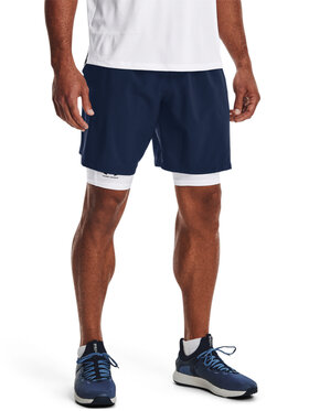 Under Armour Under Armour Sportske kratke hlače UA Woven Graphic Shorts 1370388 Tamnoplava Regular Fit
