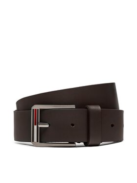 Tommy Jeans Tommy Jeans Pánsky opasok Tjm Finley Belt 3.5 AM0AM10627 Hnedá