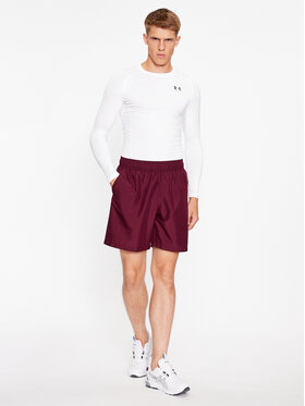 Under Armour Športne Kratke Hlače Ua Woven Graphic Shorts 1370388 Bordo Rdeča Loose Fit