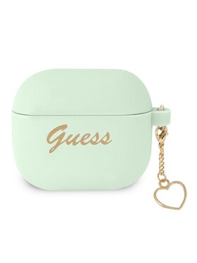 Guess Guess Etui na słuchawki AirPods 3 Zielony