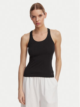 Tommy Hilfiger Tommy Hilfiger Topų komplektas UW0UW05748 Juoda Regular Fit