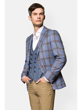Lancerto Lancerto Marynarka Wexford 2 MA073121000002 Niebieski Slim Fit
