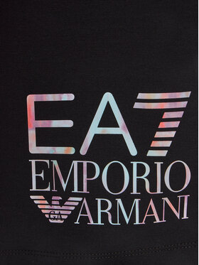 EA7 Emporio Armani Poletna Obleka 3DFA54 FJ4SZ 1200 Črna Regular Fit