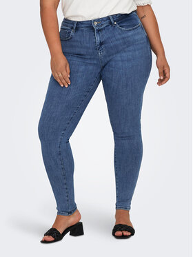 ONLY Carmakoma ONLY Carmakoma Traperice 15300955 Plava Skinny Fit