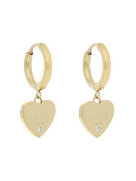 Guess Guess Ohrringe Huggie Me JUBE03 145JW Gelb vergoldet