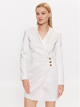 Marciano Guess Marciano Guess Kokteilinė suknelė 3YGK78 9558Z Balta Regular Fit