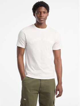 Guess Jeans Guess Jeans T-Shirt 176055 Biały Classic Fit