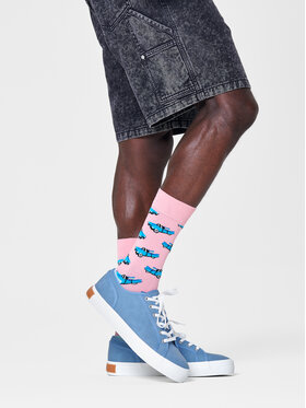 Happy Socks Happy Socks Дълги чорапи unisex CAD01-3000 Розов