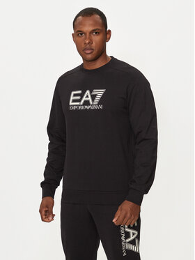 EA7 Emporio Armani EA7 Emporio Armani Суитшърт 6DPM60 PJVRZ 1200 Черен Regular Fit