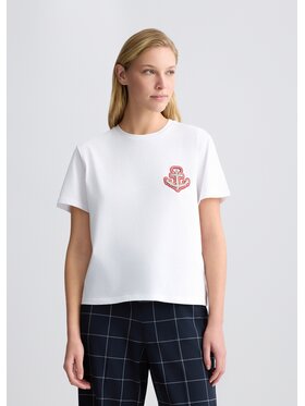 Liu Jo Liu Jo T-shirt CA5371J6308M9320 Bianco Regular Fit