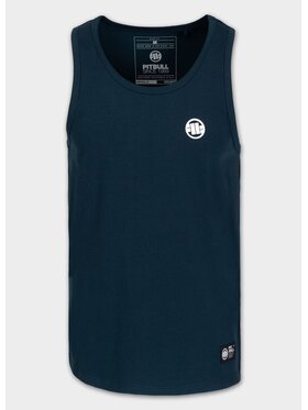 PITBULL PITBULL Tank top Slim Fit Small Logo S Niebieski Regular Fit