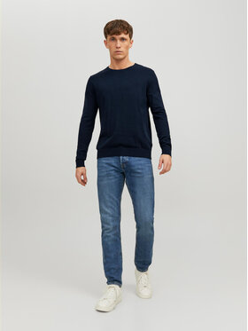 Jack&Jones Džemper Emil 12208364 Tamnoplava Regular Fit