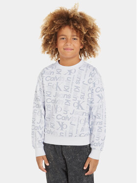 Calvin Klein Jeans Calvin Klein Jeans Суитшърт Inst Ck Aop IB0IB02046 Сив Regular Fit