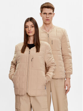 Rains Rains Pehelykabát 18170 Bézs Casual Fit