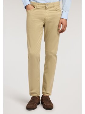 Trussardi Trussardi Spodnie materiałowe P704H504861N012 Kremowy Slim Fit