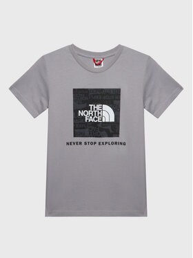 The North Face The North Face T-Shirt Redbox NF0A82E9 Grau Regular Fit