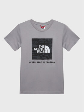 The North Face The North Face T-Shirt Redbox NF0A82E9 Szary Regular Fit