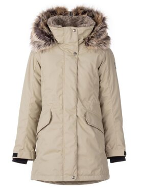 Lenne Lenne Kurtka anorak 23363-113 Beżowy Basic Fit