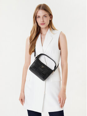 Guess Guess Geantă Maylee Mini HWWG96 61720 Negru