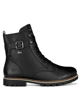 Remonte Remonte Schnürstiefeletten D8475-01 Schwarz
