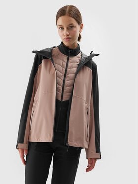 4F 4F Kurtka wielofunkcyjna 4FAW23TTJAF351-82S Brązowy Regular Fit