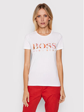 Boss Boss T-shirt C_Etiboss1 5045568 Blanc Slim Fit