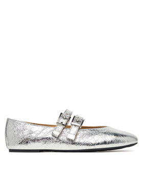 MICHAEL Michael Kors MICHAEL Michael Kors Baleriny Rowen Flex Ballet 40R6RWFP1M Srebrny
