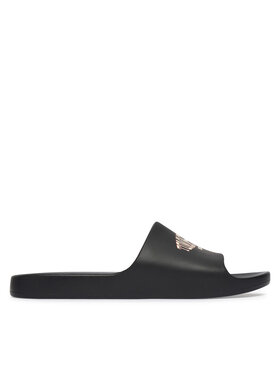 Tommy Jeans Tommy Jeans Şlapi Wavy Flag Logo EM0EM01700 Negru